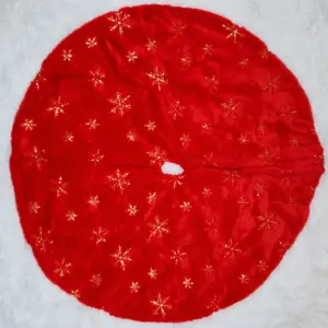 3 Colours Available - 120cm Fluffy Plush Christmas Tree Skirt