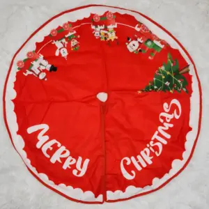 3 Styles Available 120cm Polyester Christmas Tree Skirt