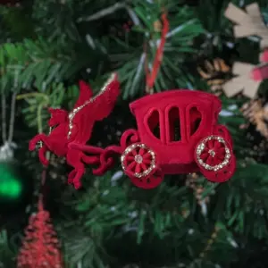 2pcs Red Velvet Chariot Acrylic Pendant
