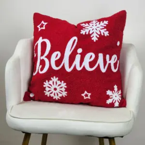 5 Styles Available - 2pcs Red Cotton Embroidery Tapestry Pillowcases