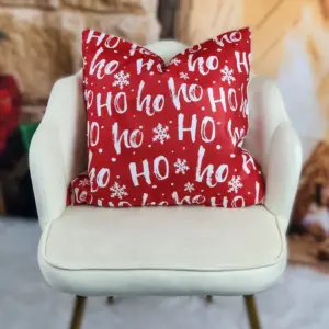 10 Styles Available - 2pcs Soft Dark Red and White Velvet Pillowcases