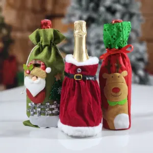 6 Designs Available- Christmas Wine Covers